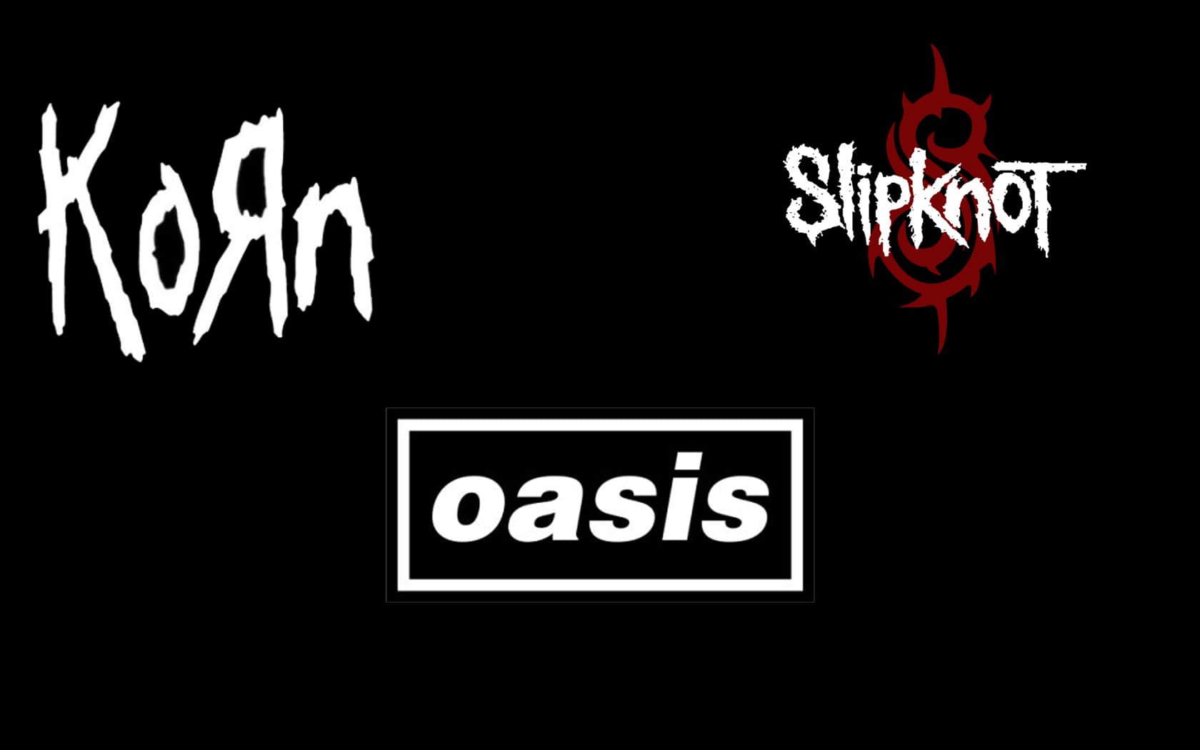 Tribute Oasis Korn Slipknot